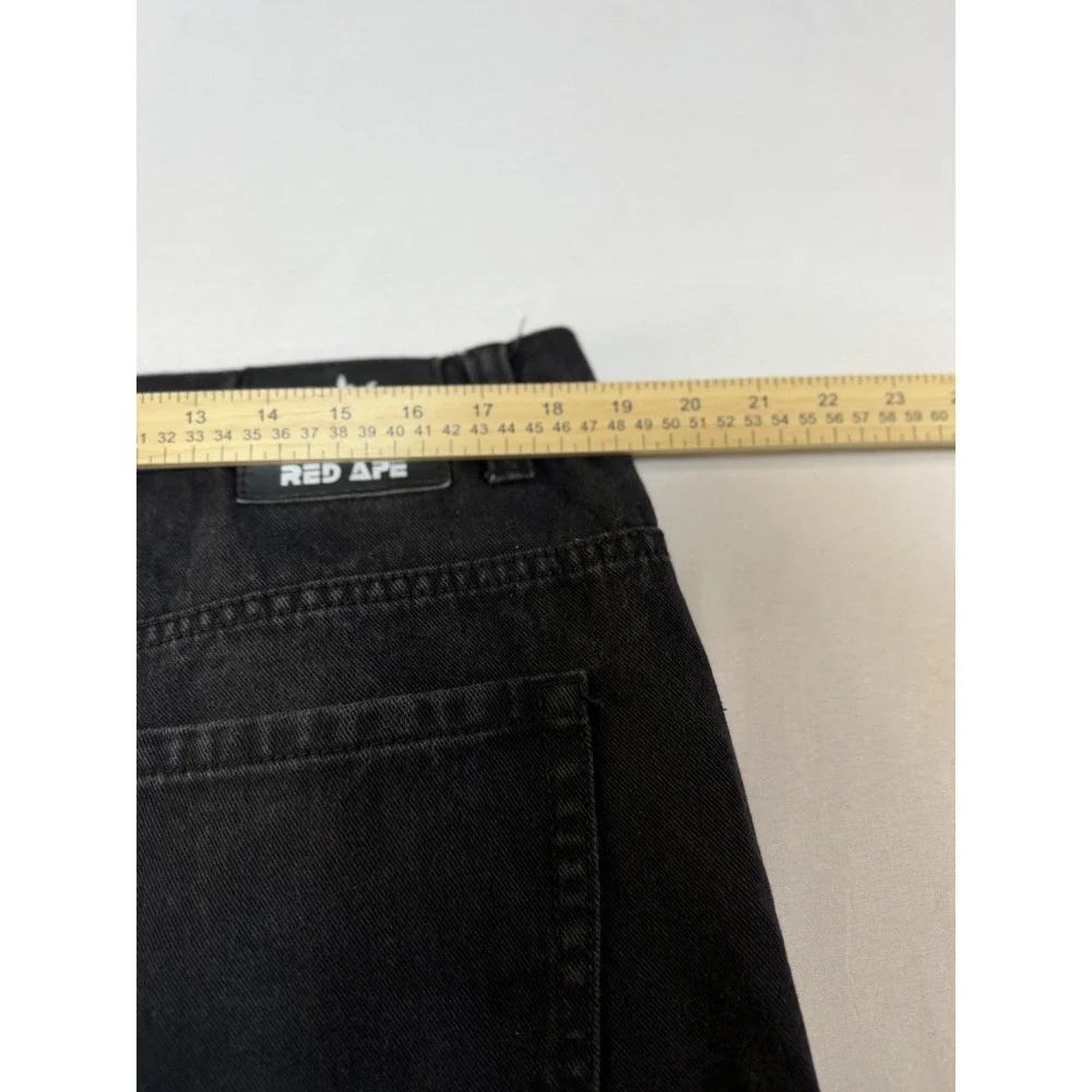 Red Ape Men's Sz 38 Straight Leg Fly‎ Front Hip Hop Baggy Grunge Y2K Streetwear